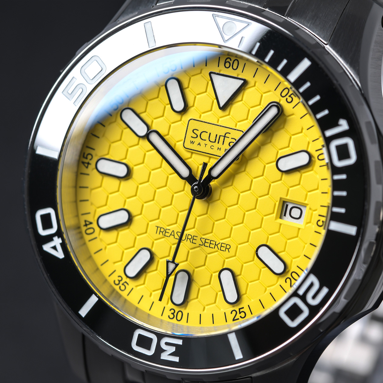 Treasure Seeker Yellow Dial | Scurfa Watches