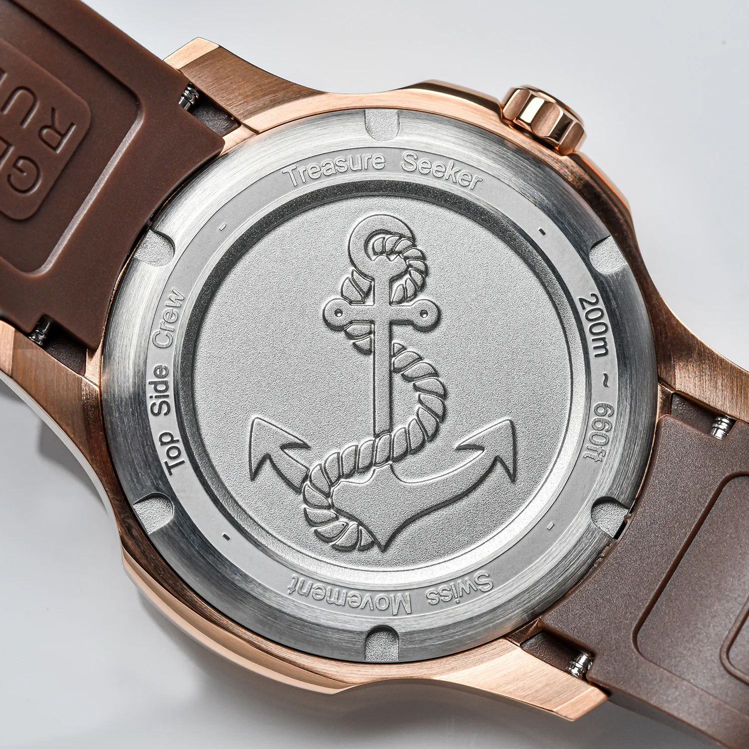 Treasure Seeker Men Brown Rosegold 04
