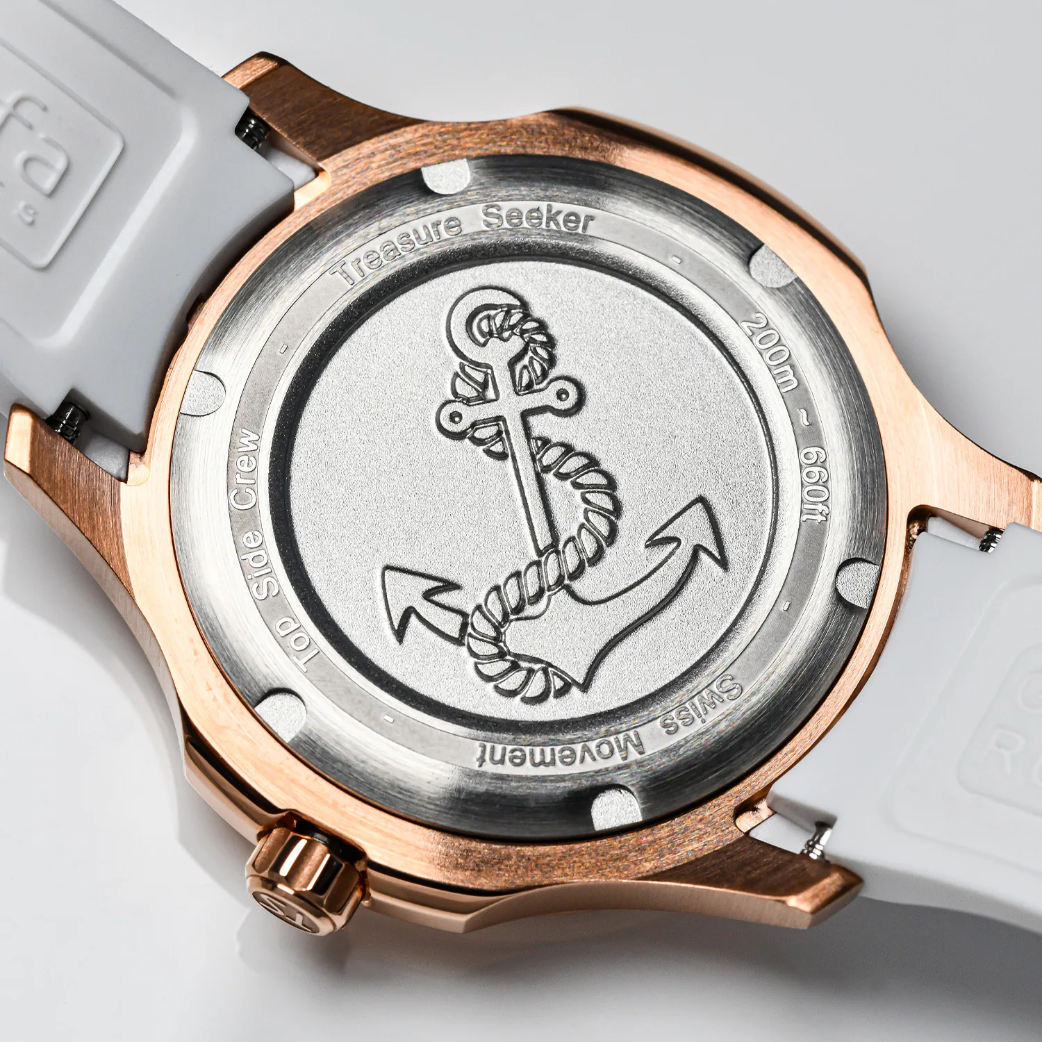 Treasure Seeker Women White Rosegold 04