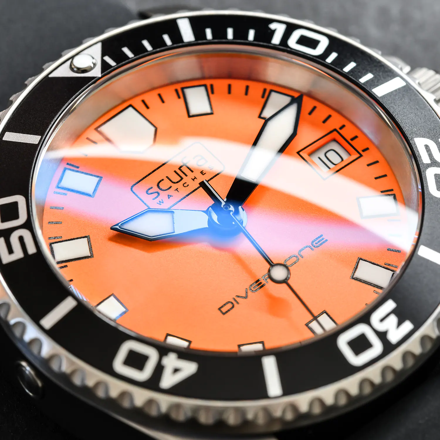 Diver One D1 500 Titanium Orange 10