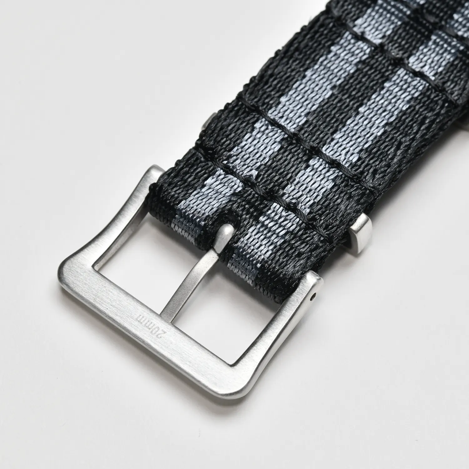 Scurfa Watches Military Nylon Strap Black Stripe Ss 03