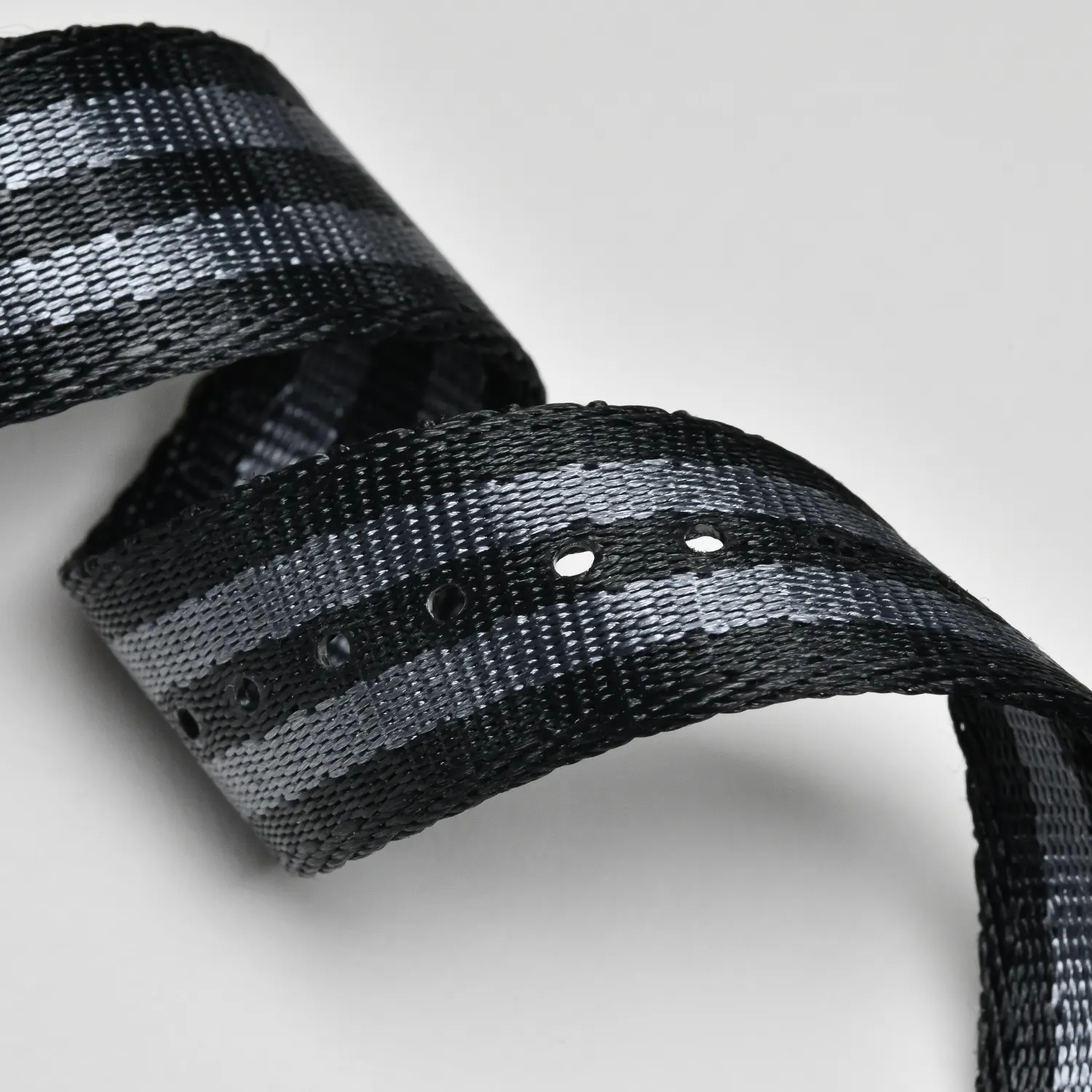 Scurfa Watches Military Nylon Strap Black Stripe Ss 08